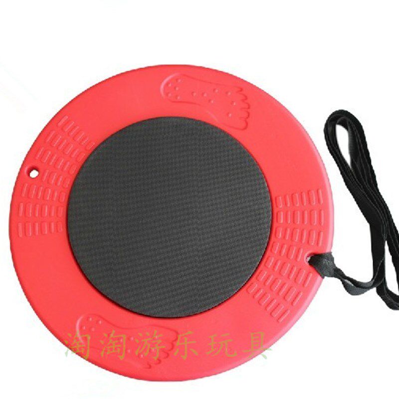 感觉统合器材儿童四轮滑车圆形大滑车带扶手感统训练器材滑板车