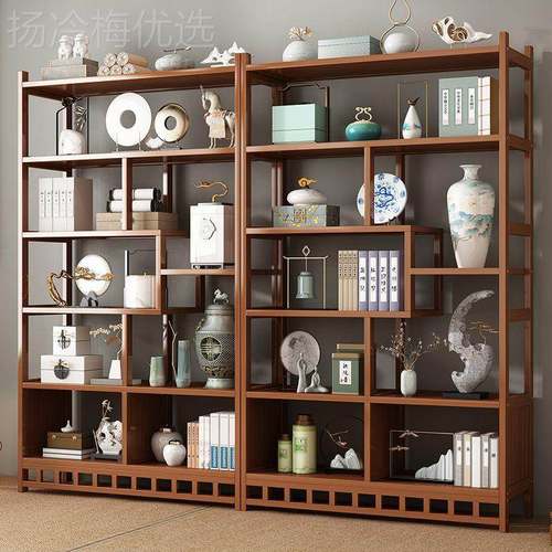 博古收架宝阁茶叶展示柜包邮多客厅新式NTB置物架古摆件中柜书架