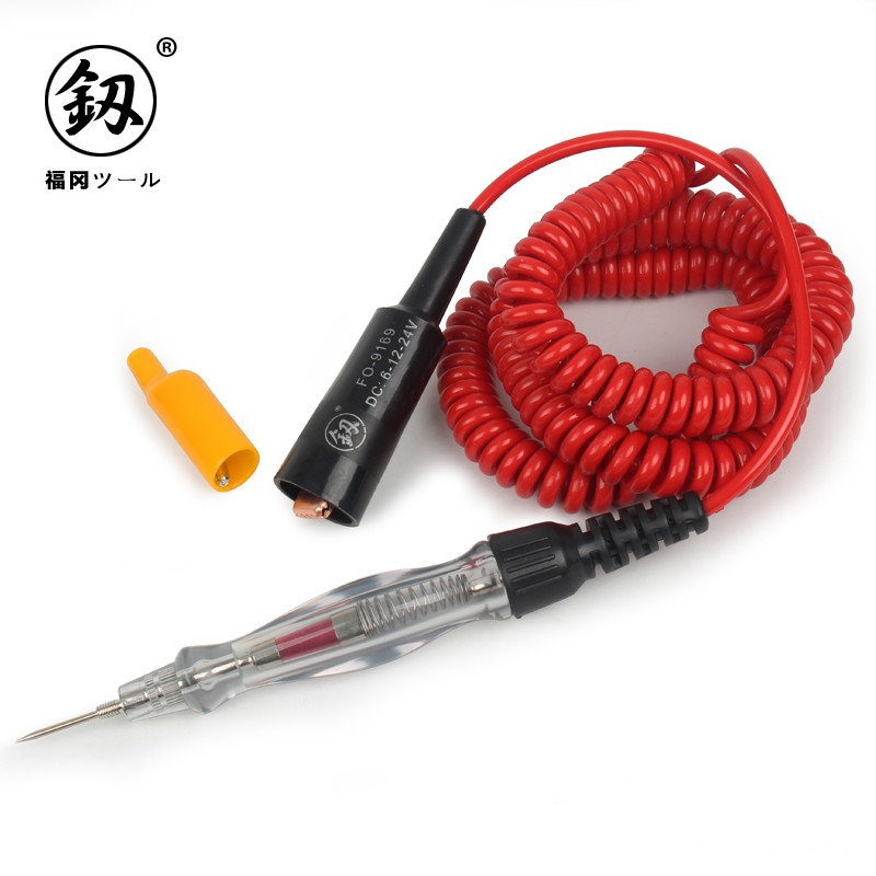 日本福冈 汽车电路维修测电笔12V24V试电笔试灯车用汽修线路检测