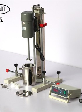 齐威实验室打小样FS-400D电动数显高速变频搅拌研磨多用分散机