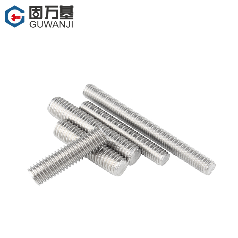 304不锈钢牙条丝杆 通丝全螺纹螺杆 短牙棒螺丝螺栓螺柱M10M12M14