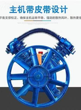 空压机头双缸0.120.17/0BOI机气.25泵泵头打气/泵双缸气泵泵头