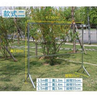 架加货厚摆摊架夜市折KHO叠子衣架挂衣架服装 展示晾衣架单其它杆