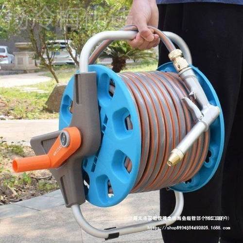 高压水车枪洗喷水枪家用冲地洗地浇菜浇花洗车水管套FOW收纳架装