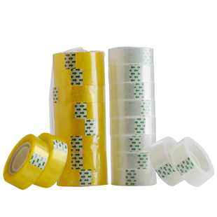 3J高透明胶带小1.2 1.8cm细窄花店办公宽胶条大号胶纸手撕学习胶