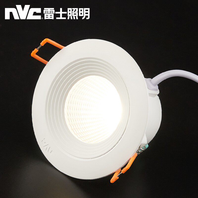 雷士照明LED射灯COB射灯3W5W酒店牛眼筒灯服装店展厅背景墙天花灯