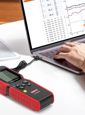 优利德高精度接触式测温仪四通道温度记录模具表面液体升温UT325F