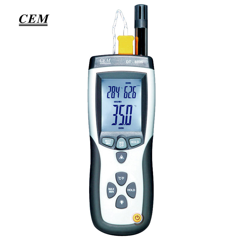 工业高精度温湿检测仪CEM华盛昌DT8896三合一温湿度仪表包邮