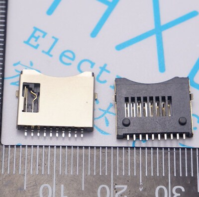 TF卡座 TF简易  MICRO SD CARD T-FLASH卡座 读卡器卡座