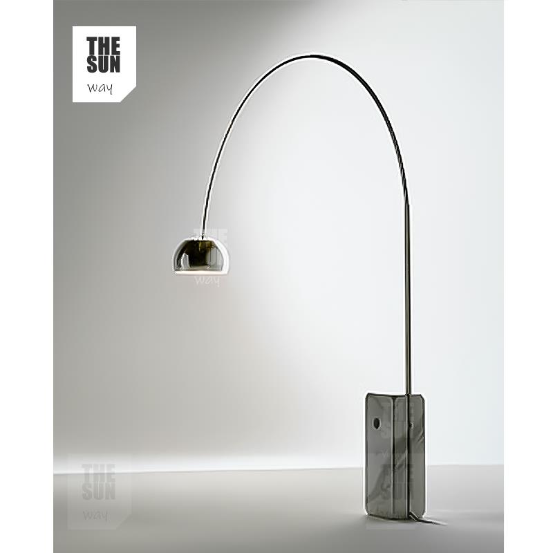 意大利Arco落地灯钓鱼灯工业风现代极简客厅沙发大理石设计师