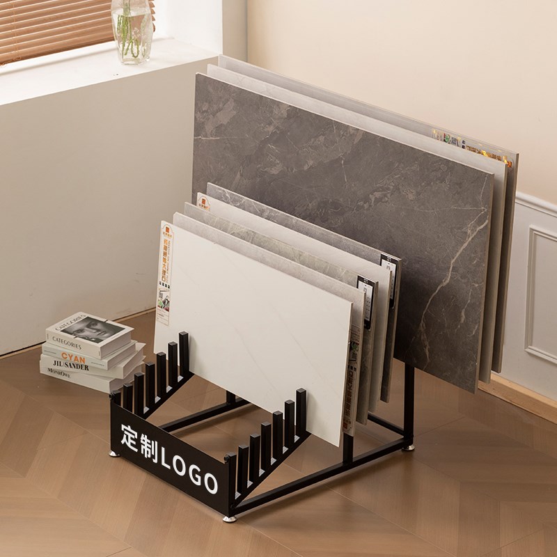 瓷砖展示架800*800瓷砖大板岩板展架600*1200石材架子落地式插架