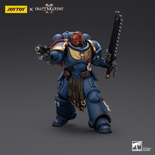 JOYTOY暗源战锤40K星际战士2泰图斯副官珍藏版三人组1:18可动模型