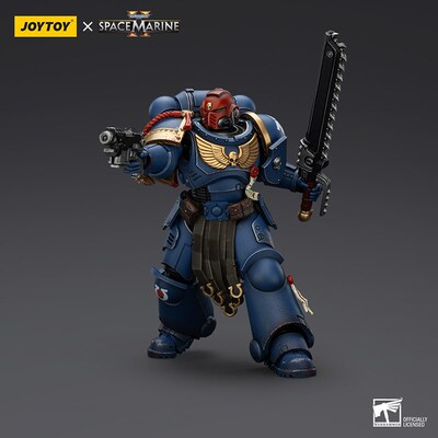 JOYTOY暗源战锤40K星际战士2泰图斯副官珍藏版三人组1:18可动模型