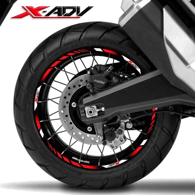 适用于本田XADV750 X-ADV750轮毂贴轮圈贴花反光贴纸车贴改装防水