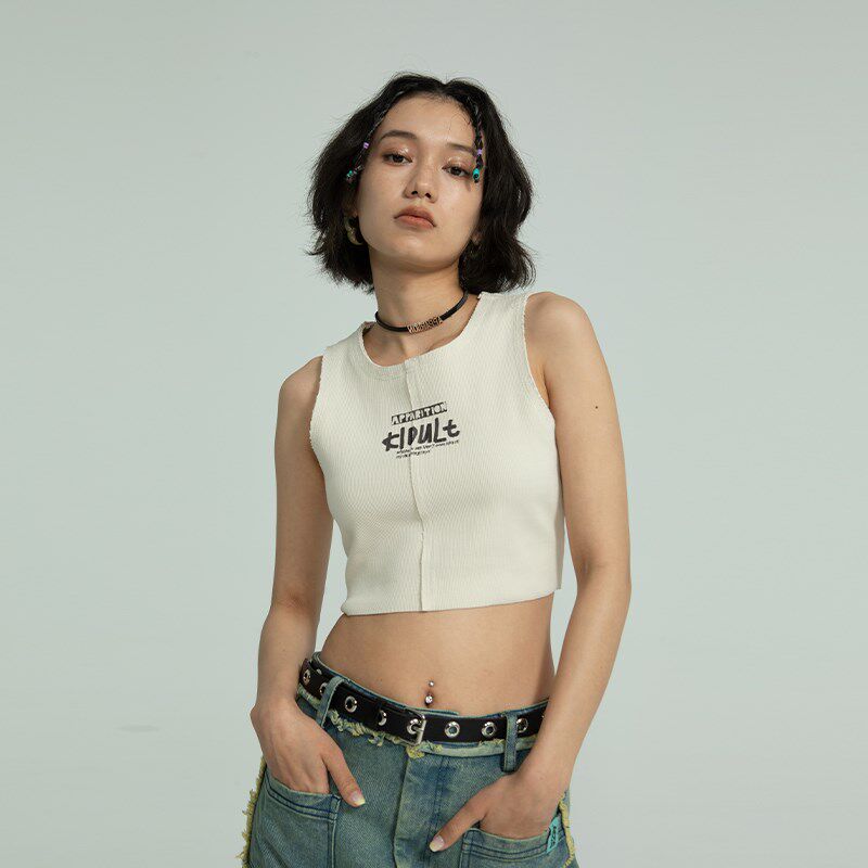 APPARITION 针织短款背心 女士短款背心 女短款上装