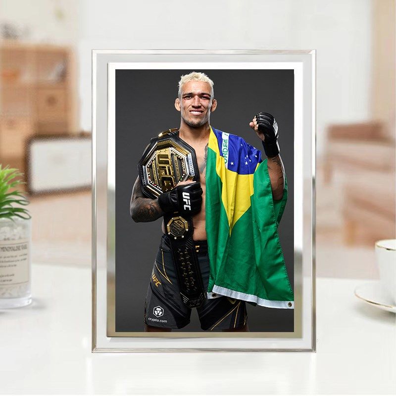 奥利维拉相框玻璃摆台拉哥励志格斗房间桌面摆件海报定制生日礼物,家居饰品,现代装饰画,淘宝优惠券,粉丝福利购,淘宝优惠卷