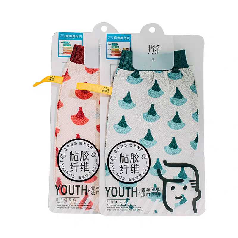 3枚入单层薄款澡巾强力搓泥洗澡搓澡不疼家用磨砂去角质青年澡巾