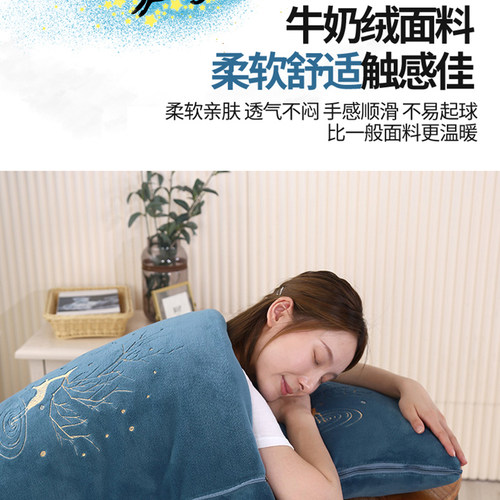 加大加厚绒保暖抱枕被子两用办公室午睡枕头毯汽车上靠垫冬季新款