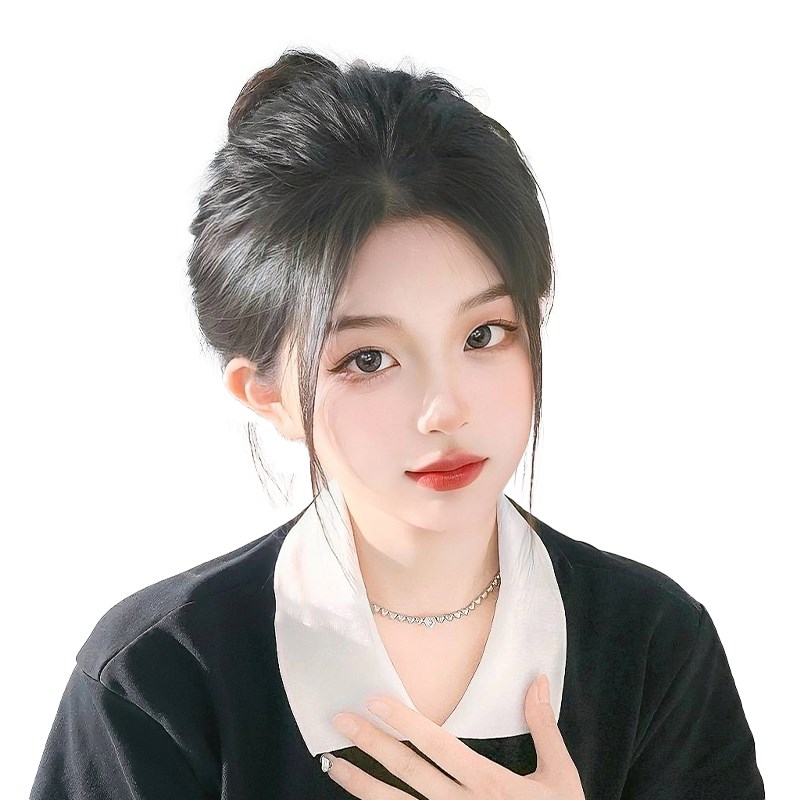 假发片女头顶增发量蓬松自然无痕垫发片全真人发一片式高颅顶神器