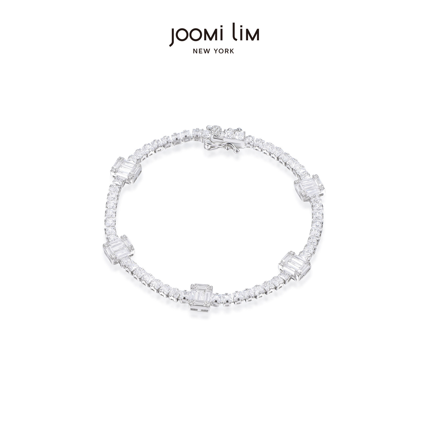 JOOMiLiM茱蜜魅力耀动方钻手链小众设计感高级时尚轻奢手饰女简约