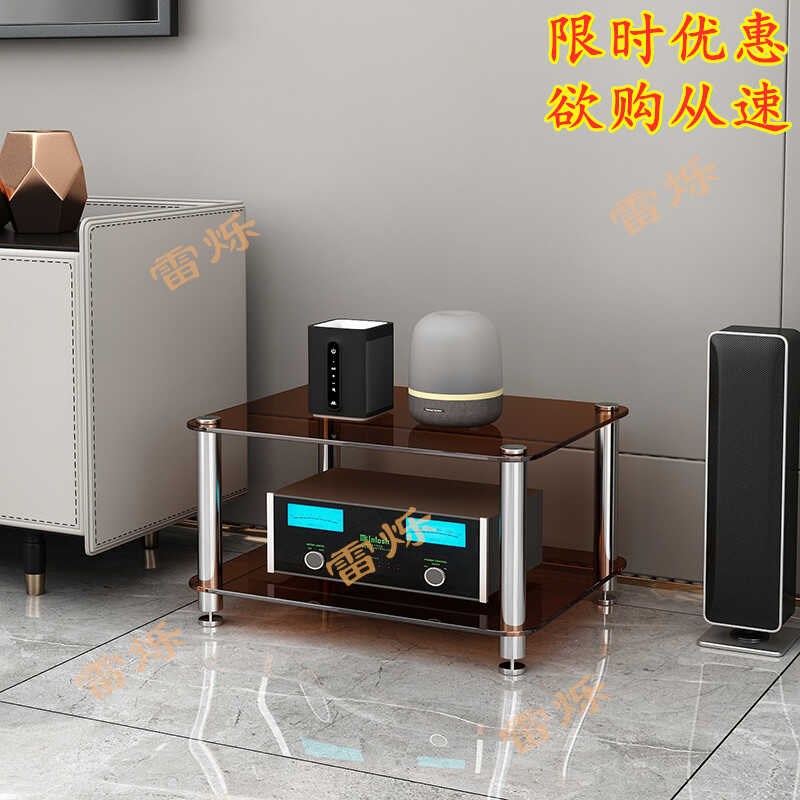 音响放置架功放机柜机架音箱设备器材架单层胆机架功放架音响机柜