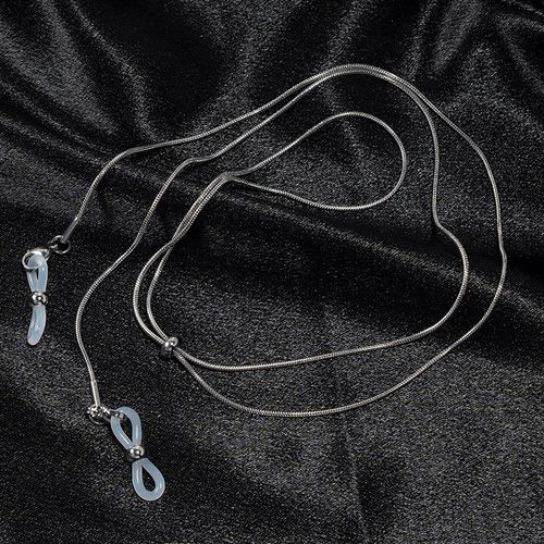 时尚金属眼镜链挂脖可调节女老花镜防丢链耳机防掉链男口罩链简约