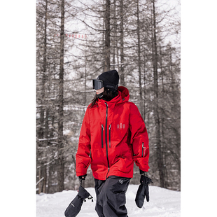 awka单板滑雪服女男款防水防风防寒加厚保暖美式外套上衣冬季