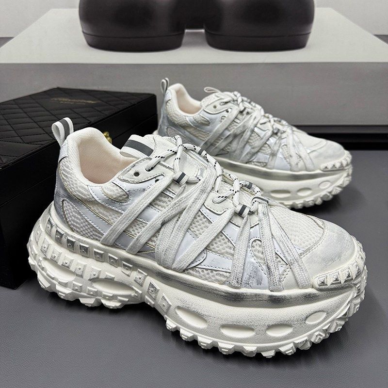 大码男鞋夏透气防臭网红爆款男士厚底老爹鞋ins潮鞋轮胎鞋男网鞋,流行男鞋,老爹鞋,淘宝优惠券,粉丝福利购,淘宝优惠卷