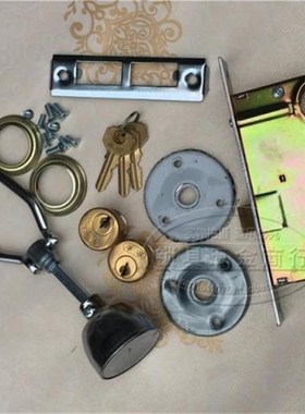 正(丰收牌)9472-A2 K2老式铁门锁防盗锁铁门锁插芯门锁纯铜锁芯