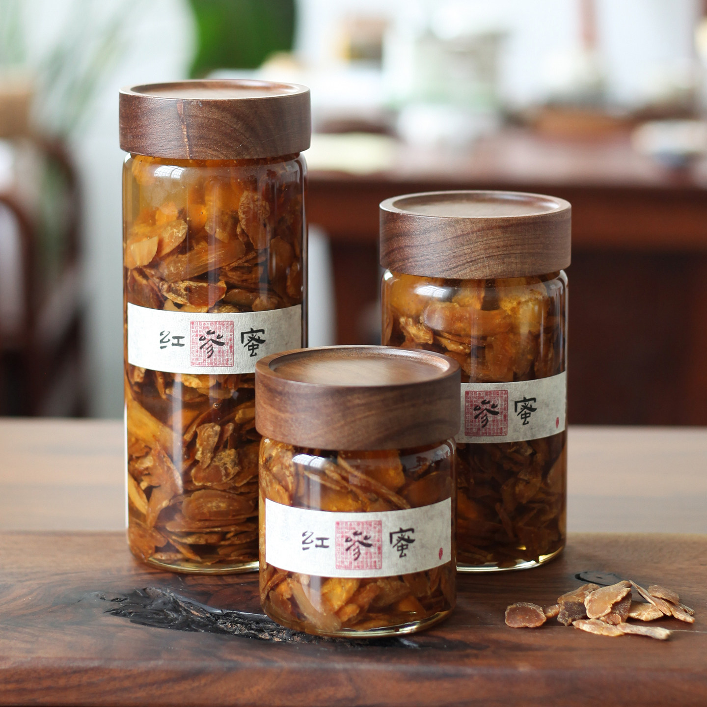 蜂蜜密封罐玻璃瓶秋梨膏分装瓶