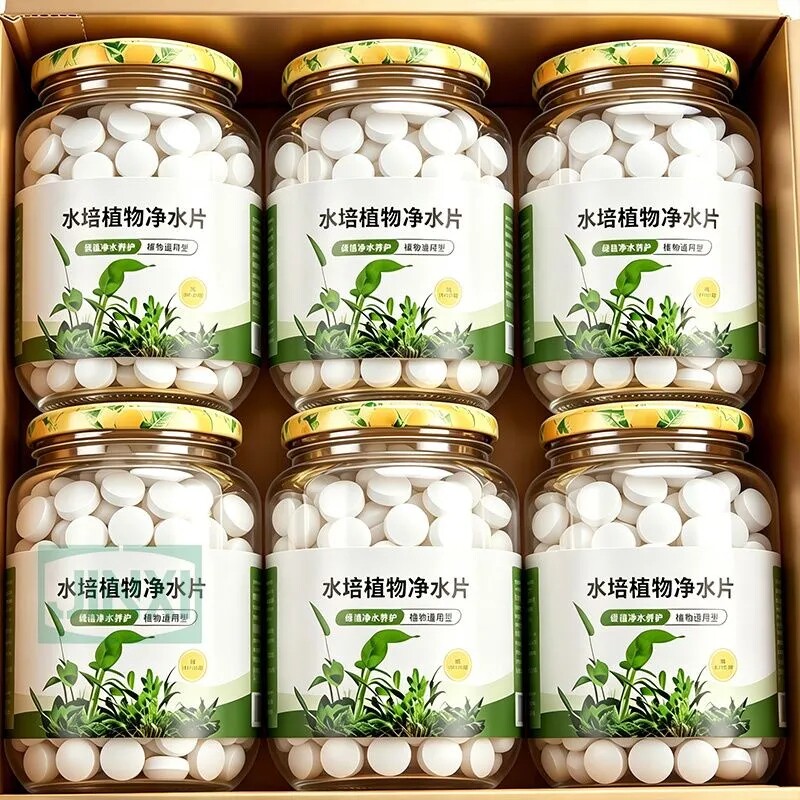 爆根富贵竹专用净水片水培植物净水片防水发臭黄叶促鱼缸净水剂