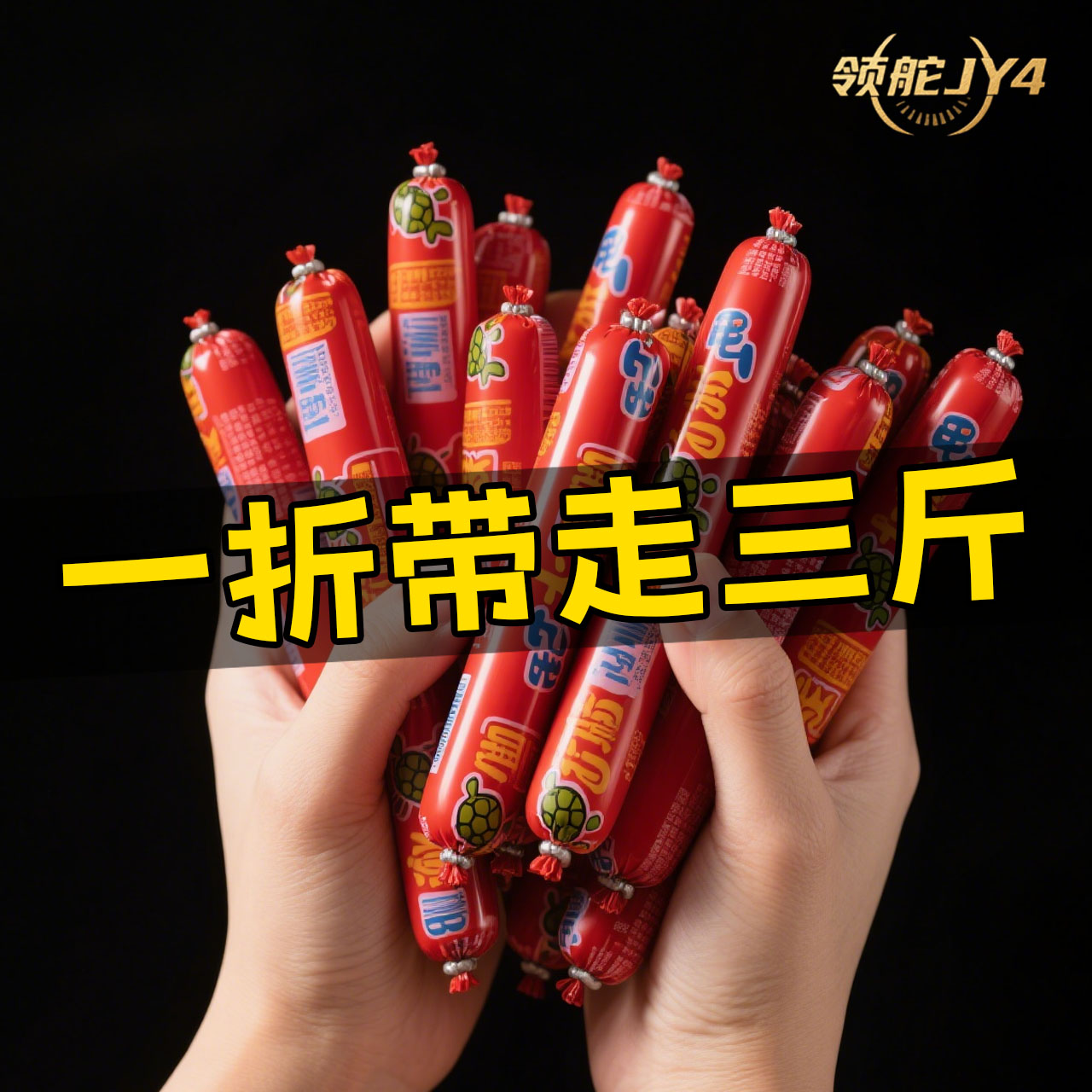 龟粮火腿肠高蛋白无盐防龟病护肠胃巴西龟草龟黄缘龟宠物鱼零食饵