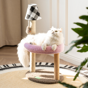 喵乎汪也猫爬架猫窝猫树一体小户型猫架子猫咪玩具猫爬柱宠物用品