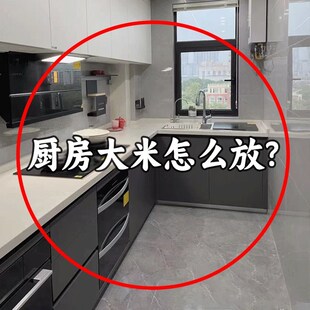 五谷杂粮收纳盒分隔旋转米桶防虫防潮装 新款 大米储存罐家用脸盆架