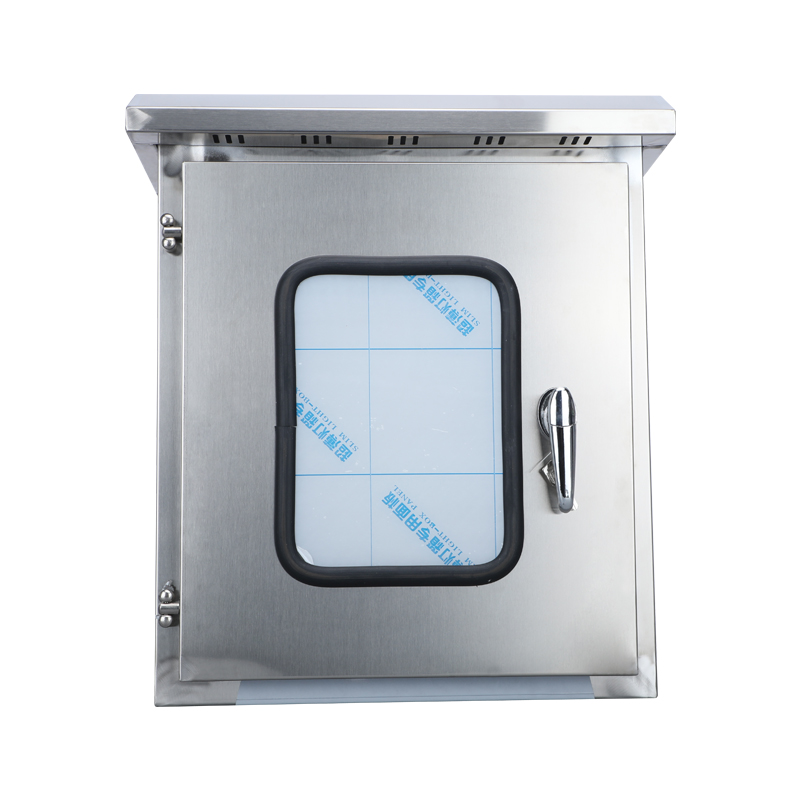 户外201/304不锈钢配电箱双层门防雨监控仪表布线弱电防水控制箱