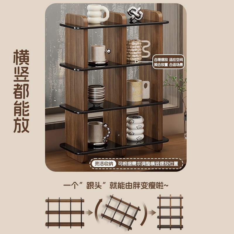 杯子置物架高级感轻奢杯架餐柜茶杯架子桌面马克杯收纳柜