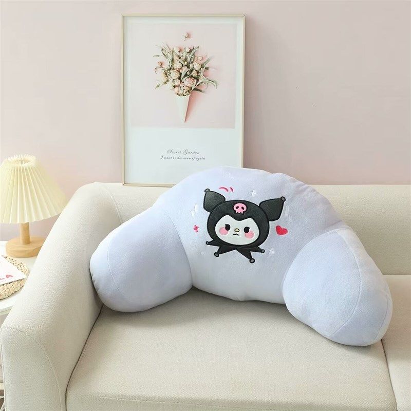 卡通可爱透气腰枕办公室久坐腰靠枕车用护腰枕床上靠背沙发靠