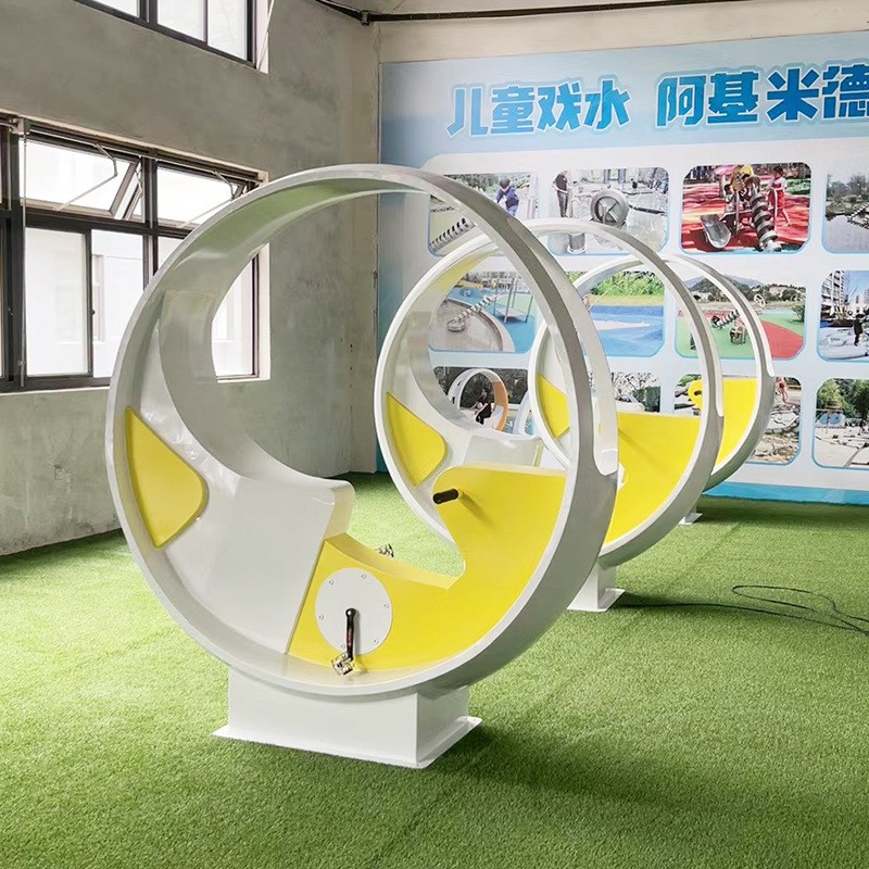 景区公园玩水玩具互动传感脚踏踩水车喷水车骑行锻炼互动自行单车