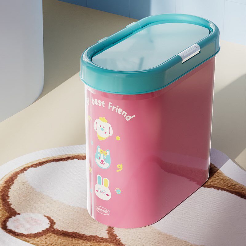 卫生间夹缝垃圾桶家用2024新款高颜值厕所窄缝带盖大号大容量