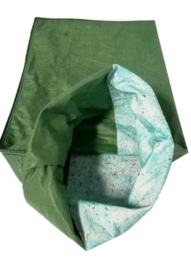 护坡绿色生态袋河道固土防汛土工布双层网袋绿化园林草籽植生袋