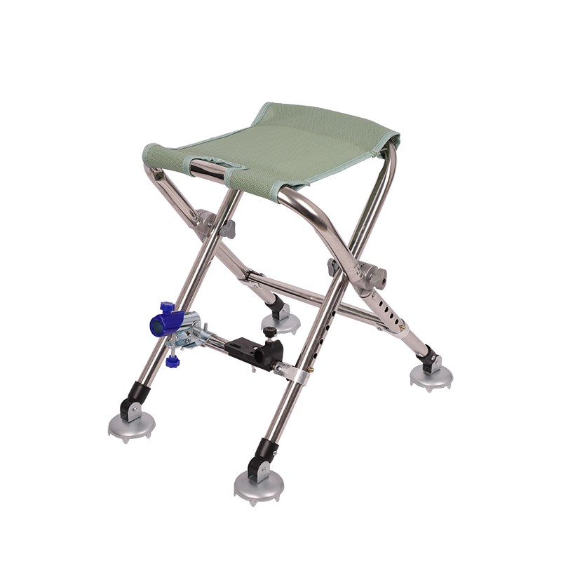 2024新款户外野钓椅全地形不锈钢折叠小型钓鱼凳超轻便携升降钓凳