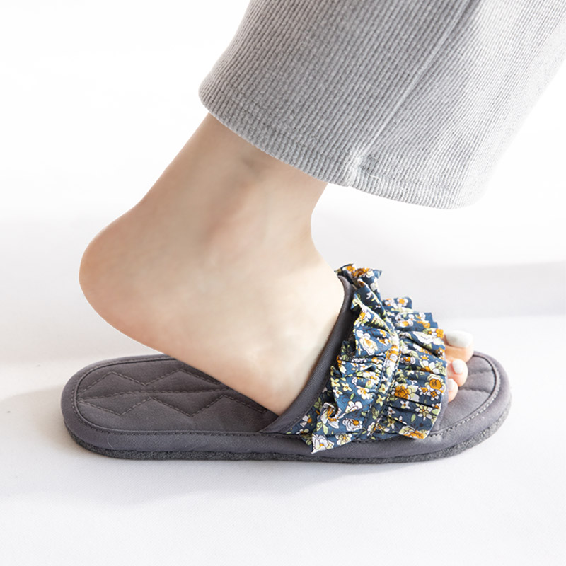 静音布拖鞋地板专用室内无声手工环保轻盈透气不闷脚机洗布艺拖鞋