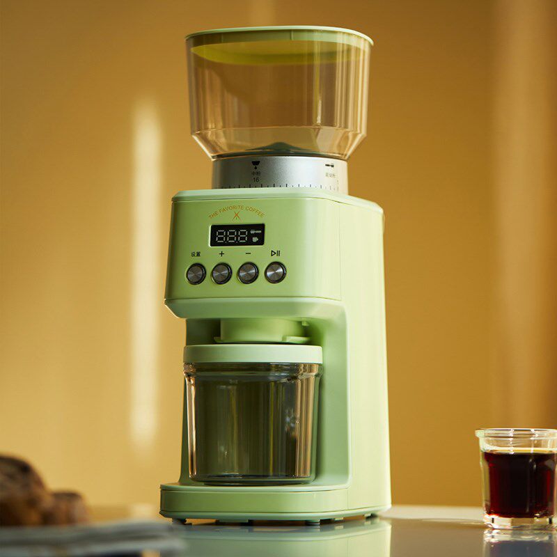 远岸电动咖啡豆研磨机全自动咖啡机家用商用手冲意式控定量磨豆机