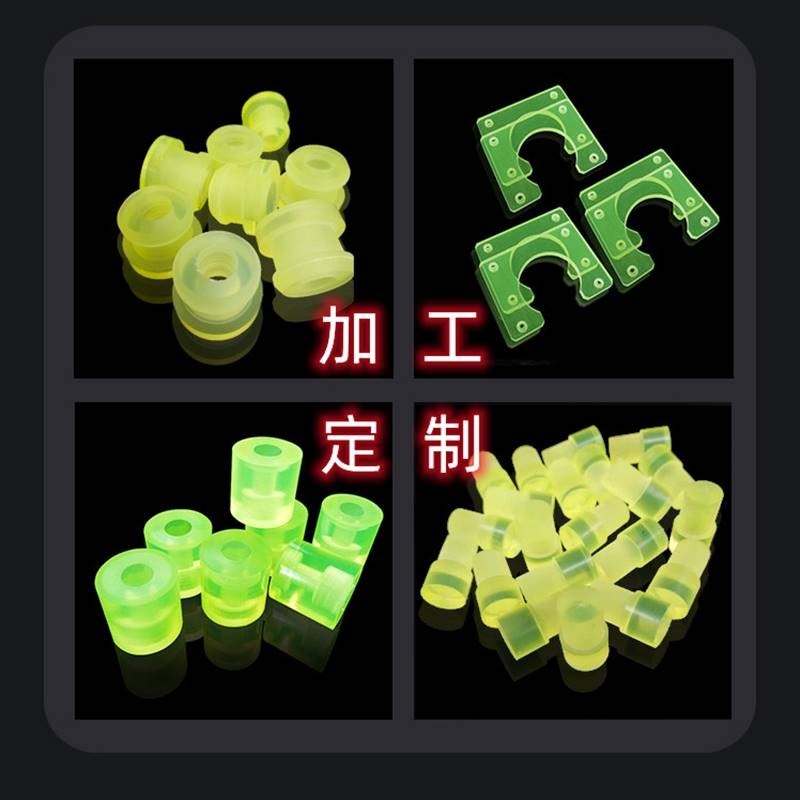 聚氨酯板牛筋棒优力胶开t模包胶板耐磨板防撞胶块橡胶减震垫加工