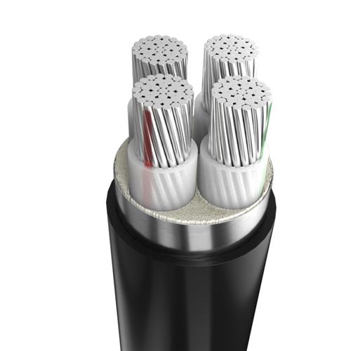 铝芯电缆铝电缆线4芯16 25 35 50 70 240平方三相.四线铠装铝