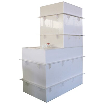 pp水箱酸洗槽定制耐酸碱工业沉淀池实验室托盘塑料大型养殖池鱼箱