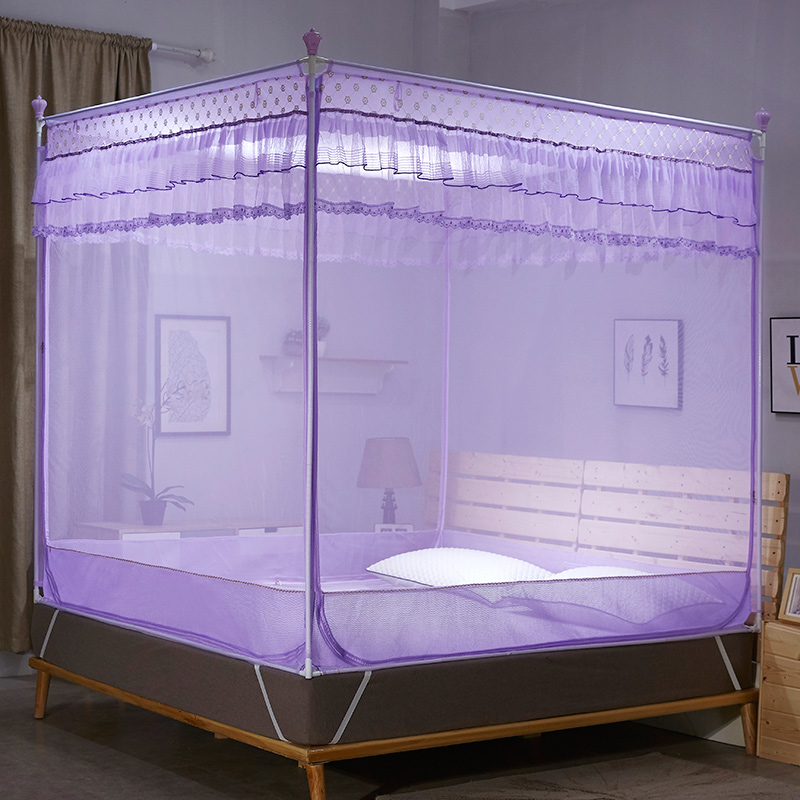 蚊帐三门1y.i2床坐家式拉炼1.5床蒙古包1.8米床双Z人床床用