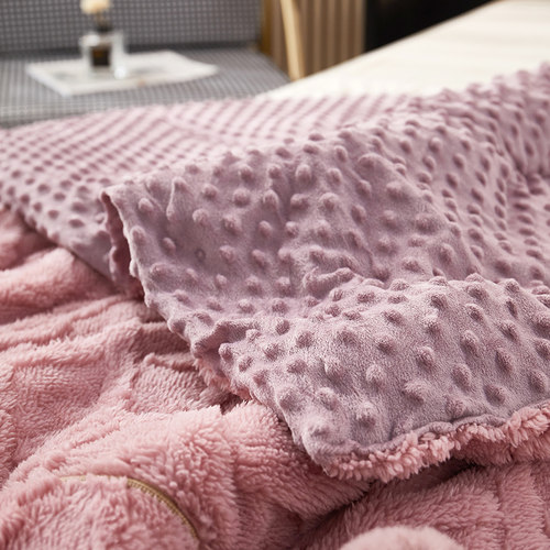 两用抱枕被子秋冬加厚塔芙绒办公C室午休豆豆被汽车靠枕被沙发靠