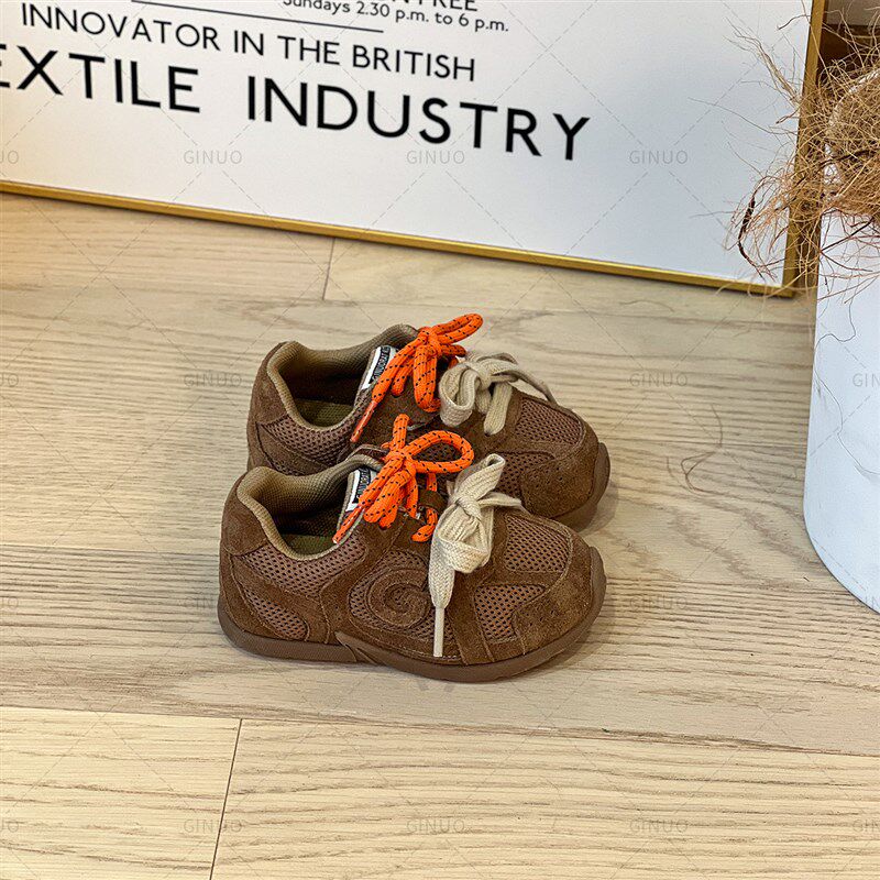 1730码春秋新款男童运动鞋女宝宝软底休闲鞋小童透气网面鞋子