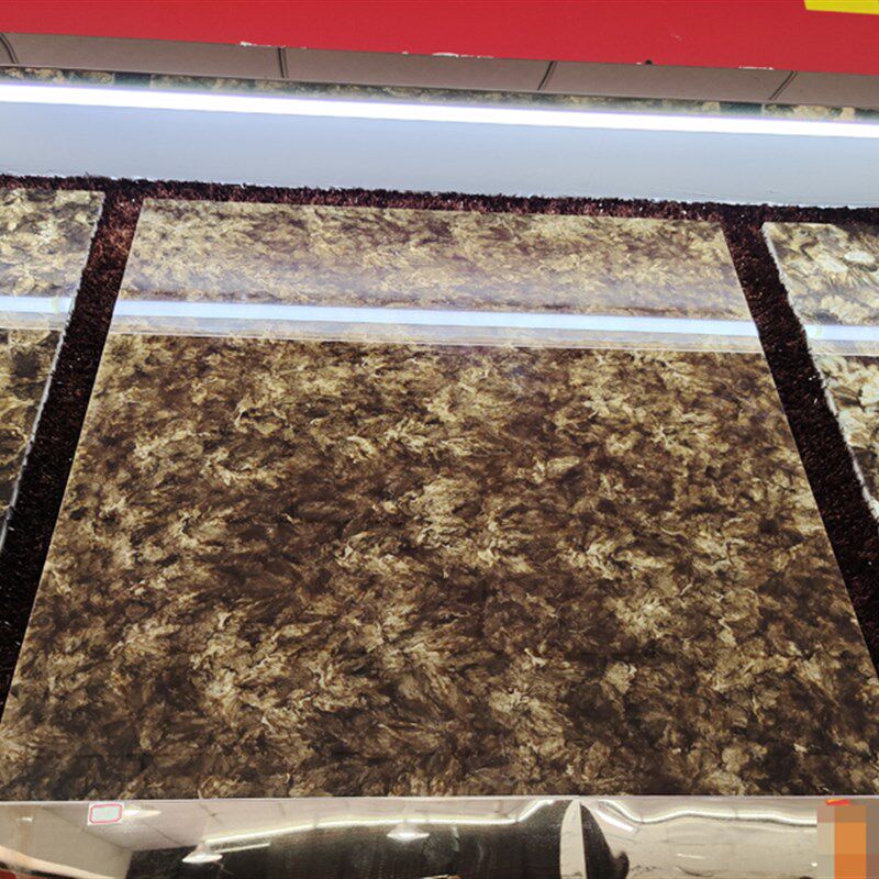 800亮光咖啡色厚微晶一代瓷砖 客餐厅厨卫室内过道简约现代地砖